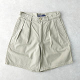 ポロ ラルフローレン ハーフパンツ コットンパンツ ベージュ レディース - NEWSED