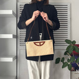 ディオール トロッター キャンバス / レザー セミショルダーバッグ ベージュ / ブラウン - NEWSED