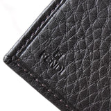 フェンディ ズッカ キャンバス / レザー 二つ折り財布 ブラウン - NEWSED