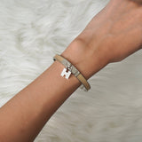 エルメス ケリー メタル バングル シルバー/ベージュ - NEWSED