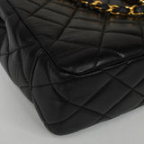 シャネル ココマーク ターンロック マトラッセ ラムスキン チェーン トートバッグ ブラック - NEWSED