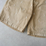 ポロ ラルフローレン スモールポニー ロゴ 総柄 ショートパンツ ハーフパンツ ベージュ - NEWSED