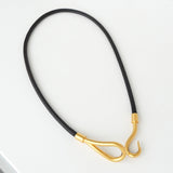 エルメス レザー ジャンボ チョーカー ブレスレット ブラック 箱付き - NEWSED