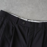 クリスチャン ディオール ヴィンテージ ツータック スラックス ブラック - NEWSED