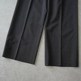 バーバリー ヴィンテージ ツータック ウール スラックス グレー - NEWSED