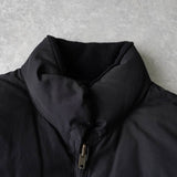 バーバリー ヴィンテージ ノバチェック ウールニット裏地 ダウンジャケット ブラック - NEWSED