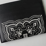 ジバンシィ 模様 レザー カードケース パスケース ブラック 箱付き - NEWSED