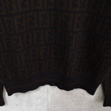 フェンディ ズッカ ニット ダークブラウン - NEWSED