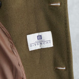 ジバンシィ ヴィンテージ チェスターコート ウールコート ロングコート カーキ - NEWSED