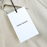 イザベル マラン オーバーサイズ 変形 トレンチコート スプリングコート アイボリー レディース 未使用品 - NEWSED