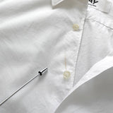 プレイ コム デ ギャルソン ハートロゴ 長袖シャツ ホワイト - NEWSED