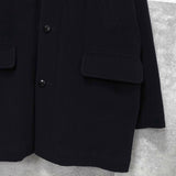 ヴァレンティノ ヴィンテージ ウール ミドルコート ブラック - NEWSED