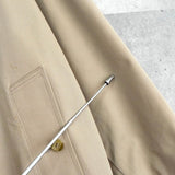 バーバリー ヴィンテージ ノバチェック裏地 ステンカラコート ベージュ - NEWSED