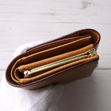 ヴィヴィアン・ウエストウッド オーブ レザー 三つ折り財布 キャメル - NEWSED