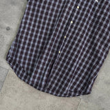 バーバリー ノバチェック ホースロゴ 刺繍 半袖シャツ ブラック / ホワイト - NEWSED