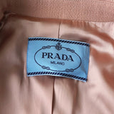 プラダ ウールジャケット コート レディース ピンクベージュ - NEWSED