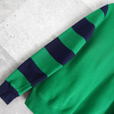 ポロ ラルフローレン ポロベア パーカー ストライプ柄 グリーン / ネイビー - NEWSED