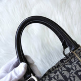 ディオール トロッター キャンバス ミニボストンバッグ ハンドバッグ グレー / ブラック - NEWSED