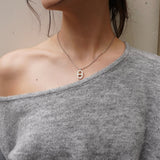 エルメス イリアード シェーヌダンクル ネックレス シルバー / ホワイト - NEWSED