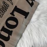 バーバリー ロゴ ウール フットボール マフラー ベージュ - NEWSED