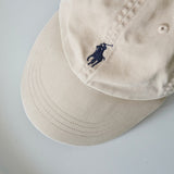 ラルフローレン ロゴ キャップ ベージュ - NEWSED