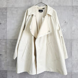 イザベル マラン オーバーサイズ 変形 トレンチコート スプリングコート アイボリー レディース 未使用品 - NEWSED