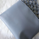 ステラ マッカートニー ノッテッド レザー 編み込み ハンドバッグ ブルー - NEWSED