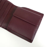 カルティエ マスト レザー 二つ折り財布 ボルドー - NEWSED