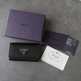 プラダ ポコノ テスート ナイロン キーケース ブラック 黒 未使用品 - NEWSED