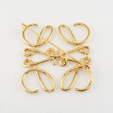 ロエベ アナグラム ゴールド ブローチ - NEWSED