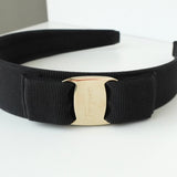 サルバトーレ フェラガモ ヴァラ リボン カチューシャ ブラック - NEWSED