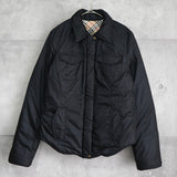 バーバリー ブルーレーベル リバーシブル 中綿ジャケット ノバチェック ベージュ/ブラック - NEWSED