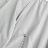 メゾンキツネ スタジャン ブルゾン フォックスロゴ グレー - NEWSED