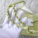 ジルサンダー タングル レザー ショルダーバッグ スモール パステルグリーン 未使用品 - NEWSED