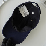 アミパリ アミ パリス ハートロゴ キャップ ネイビー 保存袋付き - NEWSED