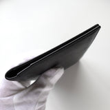 メゾン マルジェラ 四つタグ レザー ロングウォレット 長財布 ブラック - NEWSED