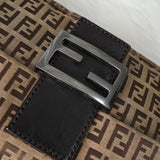 フェンディ マンマバケット ズッキーノ キャンバス / レザー ワンショルダーバッグ ベージュ / ブラウン - NEWSED