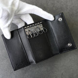 プラダ ポコノ テスート ナイロン キーケース ブラック 黒 未使用品 - NEWSED