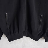 ラコステ ロゴパッチ ジップアップ ニットジャケット カーディガン ブラック - NEWSED