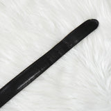 バーバリー シルバーバックル ベルト ブラック - NEWSED