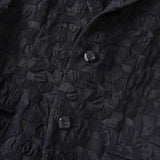 イッセイミヤケ フラワー ナイロン シングル イージー セットアップ ブラック レディース - NEWSED