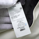 エムエムシックス メゾン マルジェラ レザー ジャパニーズバッグ クラシック トートバッグ ハンドバッグ ホワイト - NEWSED