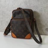 ルイ・ヴィトン モノグラム アマゾン レザー ショルダーバッグ ブラウン - NEWSED