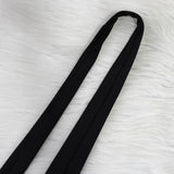 ネクタイ トライアングルロゴ ナイロン ベルト ブラック - NEWSED