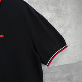 プラダ ロゴパッチ 半袖ポロシャツ ブラック - NEWSED