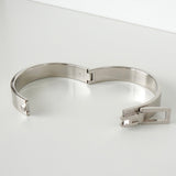 エルメス ジェット バングル パラディウムプレーテッドメタル シルバー金具 - NEWSED