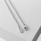 ヴィヴィアン・ウエストウッド オーブロゴ シルバー ネックレス - NEWSED