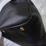 ロエベ アナグラム ミニボストンバッグ ハンドバッグ ブラック - NEWSED