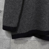 イヴ サンローラン ヴィンテージ 金ボタン カーディガン グレー レディース - NEWSED