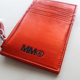 エムエムシックス メゾン マルジェラ ロゴ メタリック フラグメントケース レッド - NEWSED